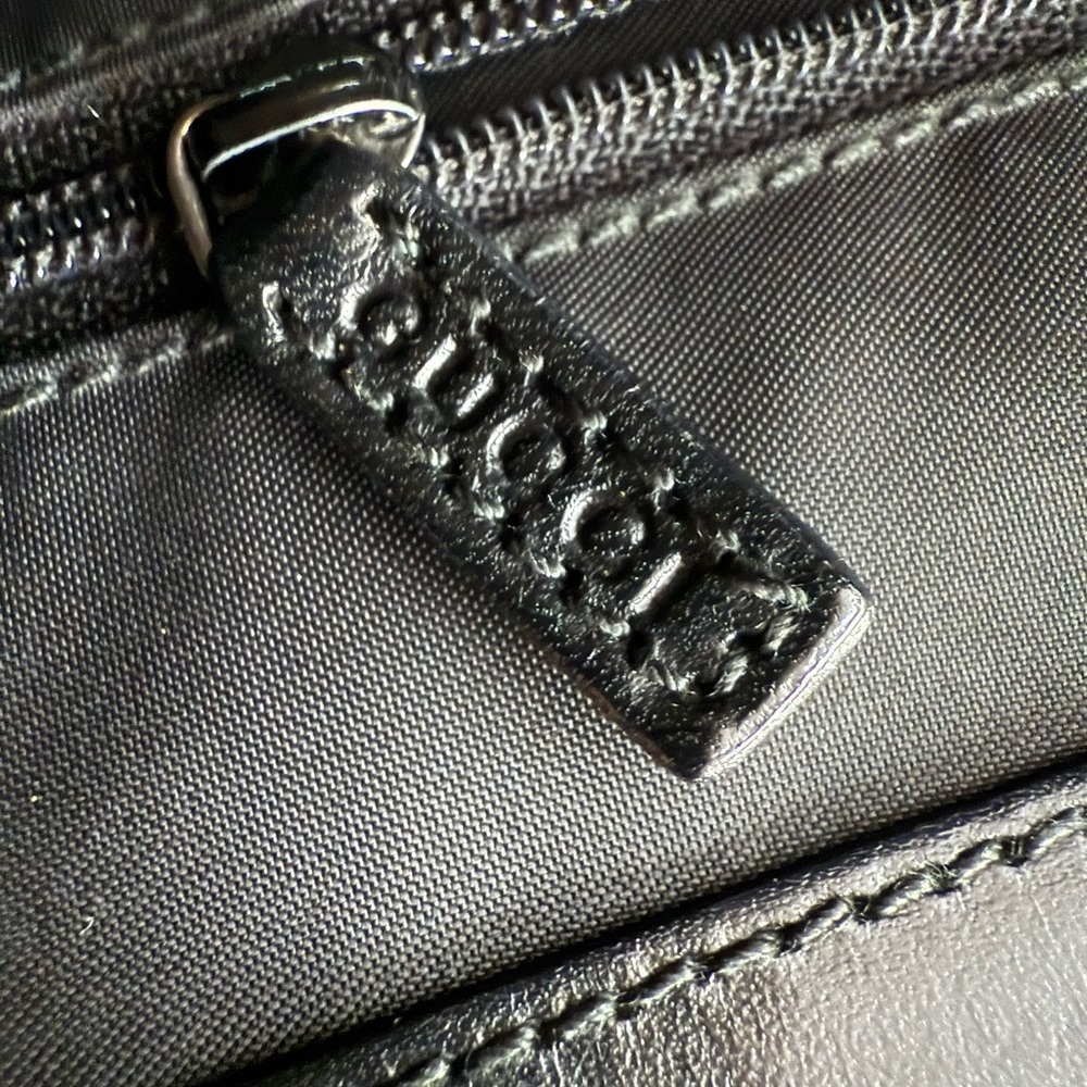Gucci Black Canvas Jackie Small Tote with Silver Accents - Picture 11 of 13